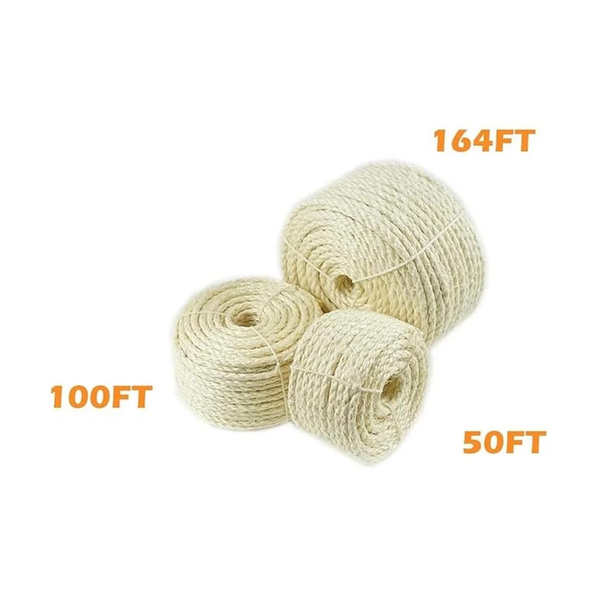 Natural Sisal White Rope for Cat Scratching Post_6