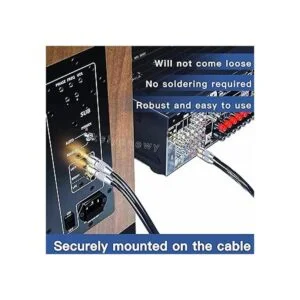 Conectores RCA para cable coaxial adaptador de audio_5