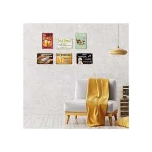 Letreros de metal vintage de estaño Farm Sweet Farm Life_7