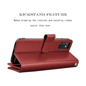 Njjex Funda tipo cartera para Samsung Galaxy A02S para_5