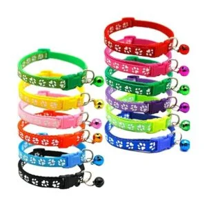 Collar de perro de 12 colores transpirable de nylon para_4