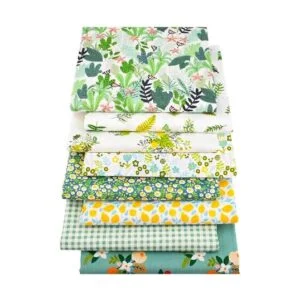 Qimicody Paquetes de tela Fat Quarters 8 piezas de 100_3