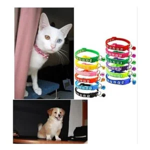 Collar de perro de 12 colores transpirable de nylon para_5