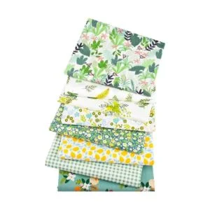 Qimicody Paquetes de tela Fat Quarters 8 piezas de 100_2