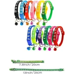 Collar de perro de 12 colores transpirable de nylon para_3