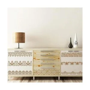 8 piezas de plantilla de borde ornamentado plantilla de_6