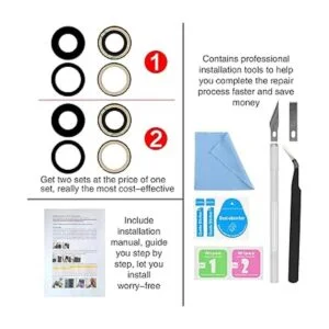 ASDAWN 2 piezas de repuesto de vidrio para lente de_7