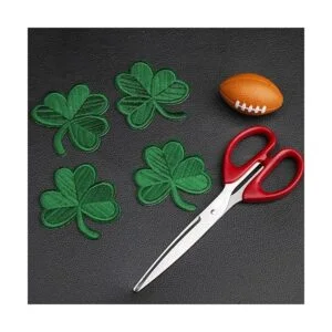 2 paquetes de parches bordados de trébol irlandés San_3