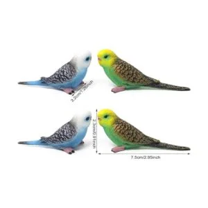 Honbay Figuras de pájaros artificiales en miniatura para_2