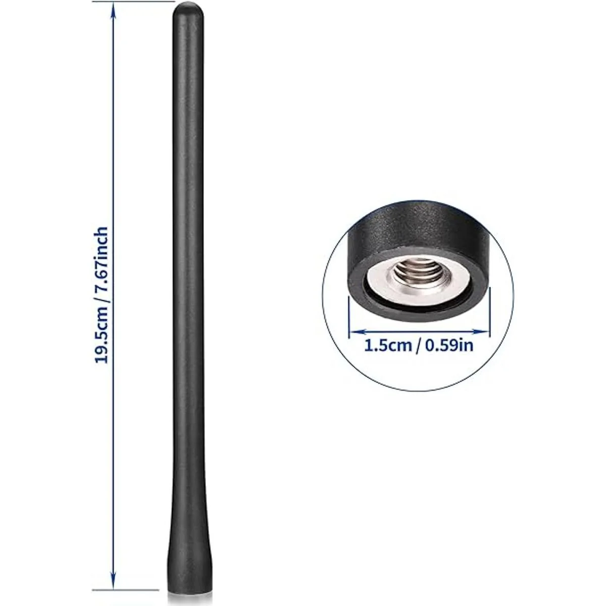 Bingfu Antena de repuesto para coche compatible con_2