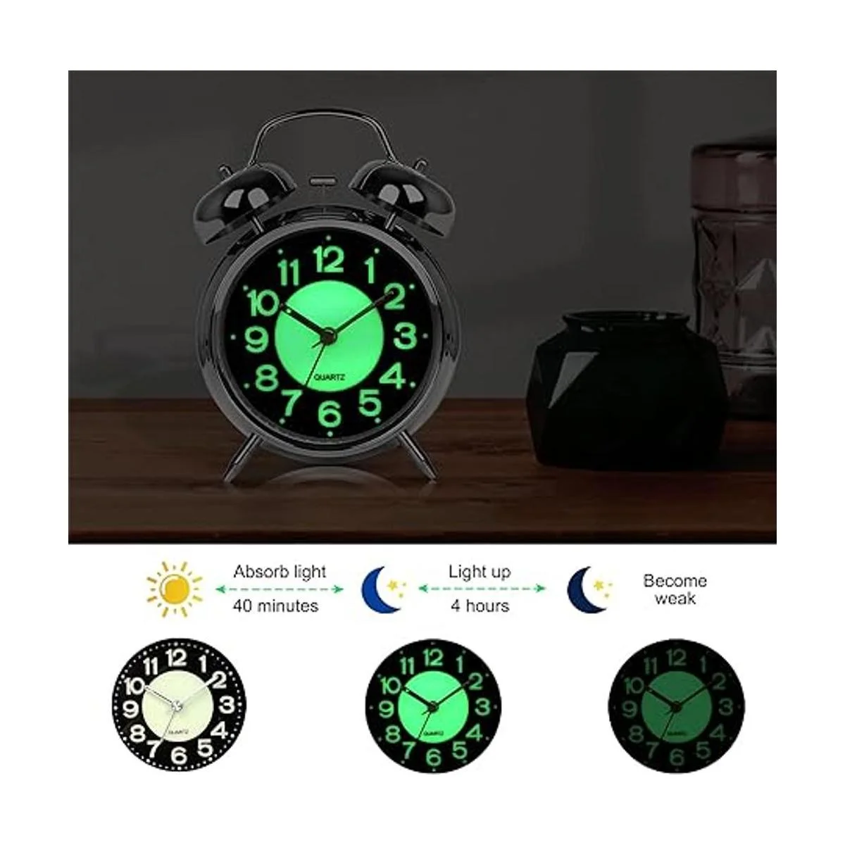 AYRELY Reloj despertador súper fuerte para adultos que_3