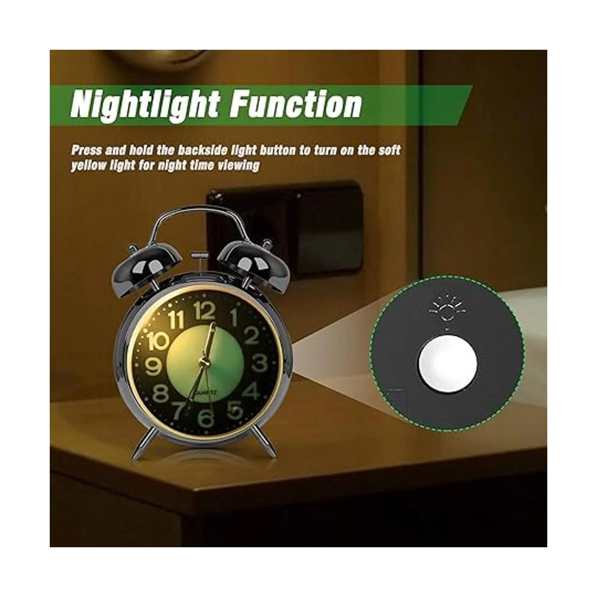 AYRELY Reloj despertador súper fuerte para adultos que_4