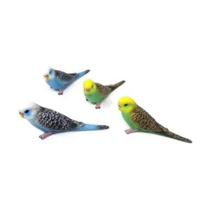 Honbay Figuras de pájaros artificiales en miniatura para_3