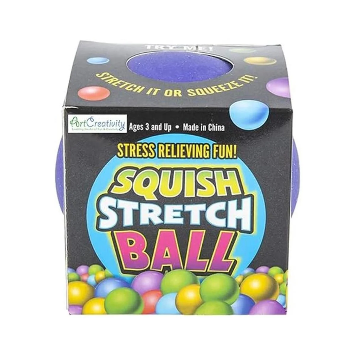 ArtCreativity Pelota elástica para aliviar el estrés_7