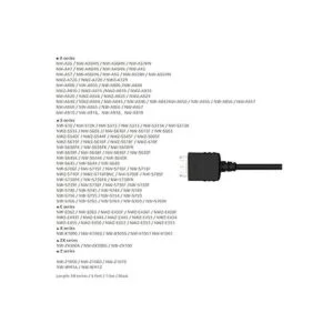 Cable cargador de reproductor MP3 compatible con Sony_4
