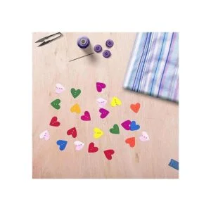 100 botones coloridos de madera con 2 agujeros botones_4