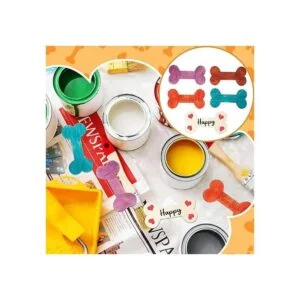 40 piezas 4.3 x 2.2 pulgadas de madera de huesos de perro_5