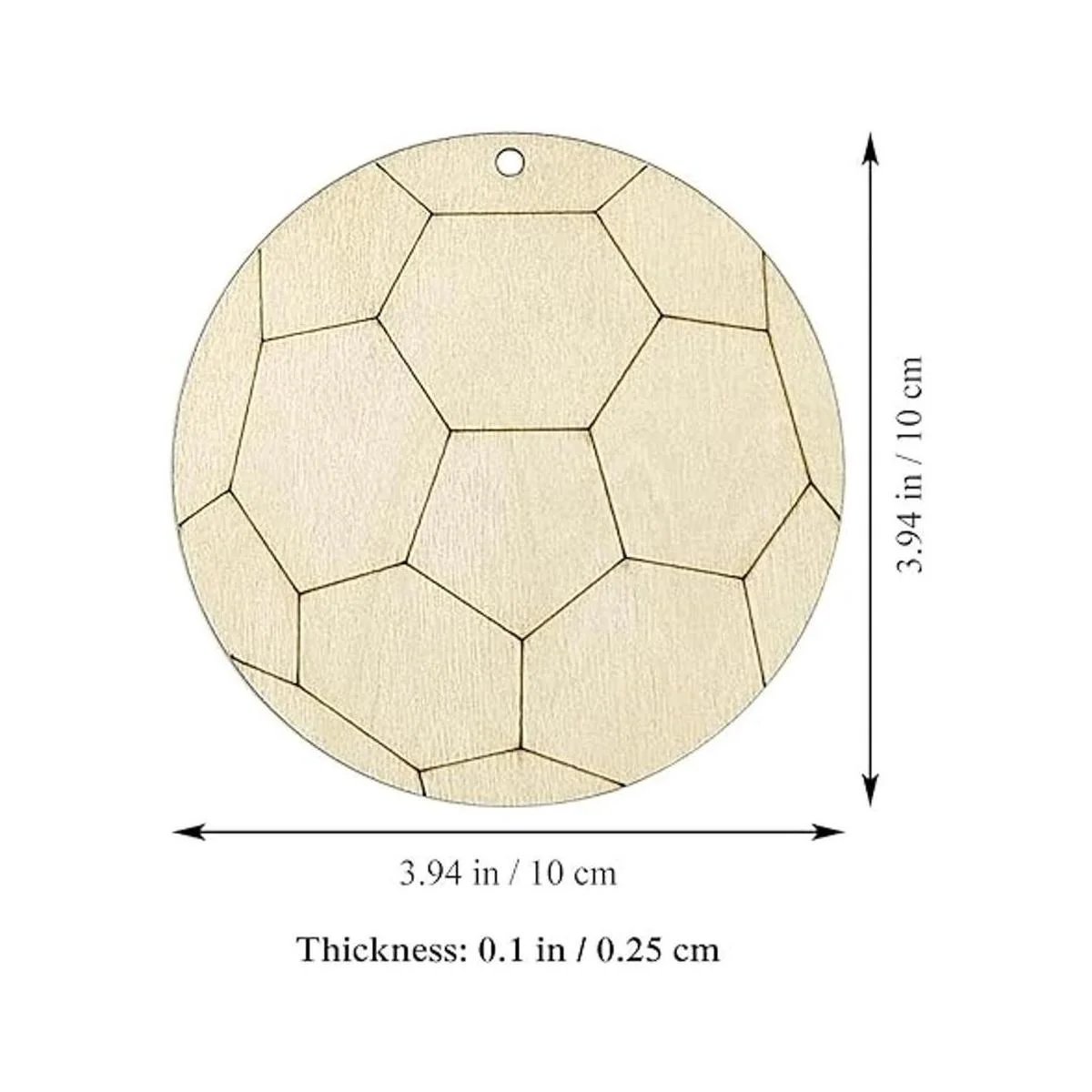 Creaides Adornos de madera para colgar en forma de_2