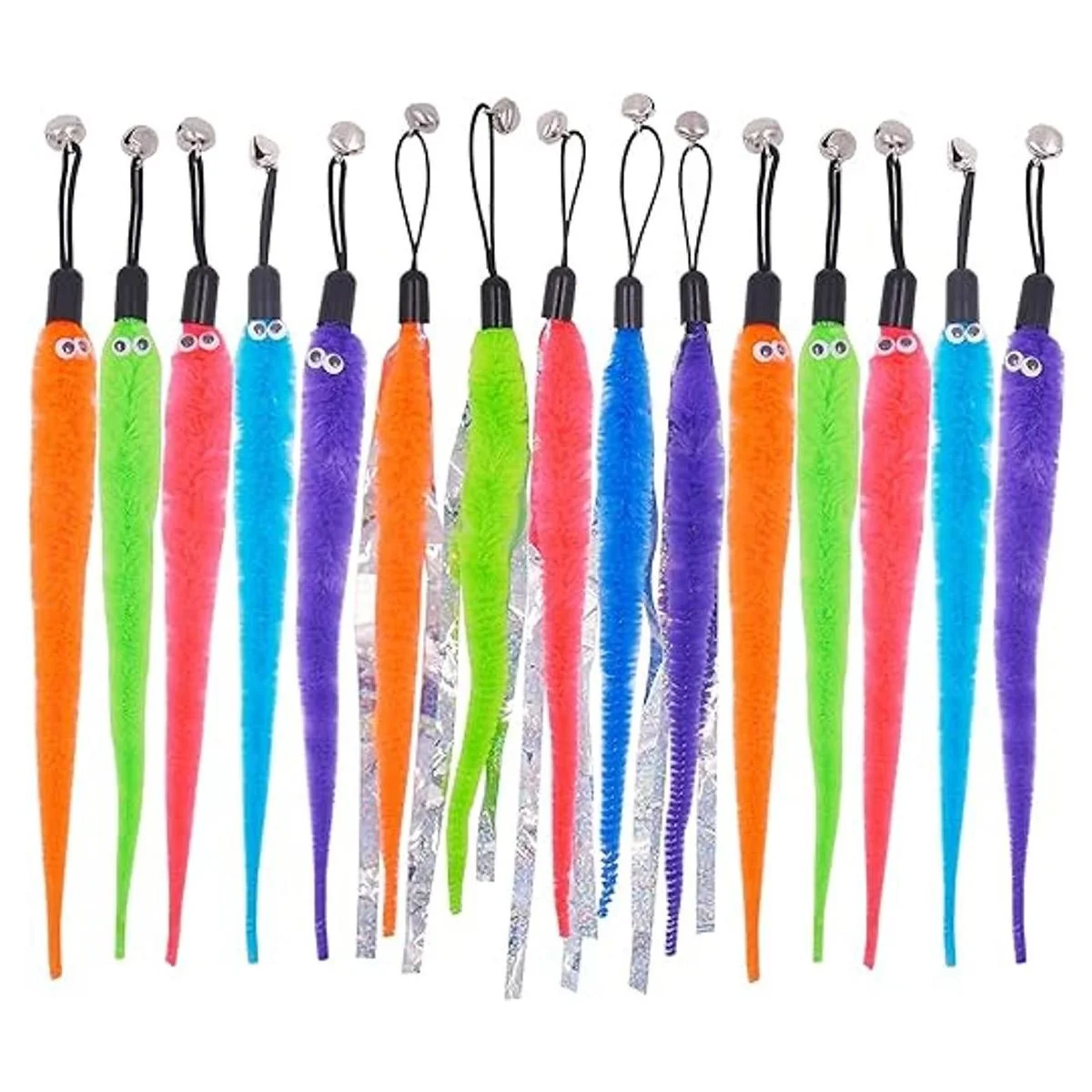 Recambios de juguete de gusano de gato repuesto de varita_1