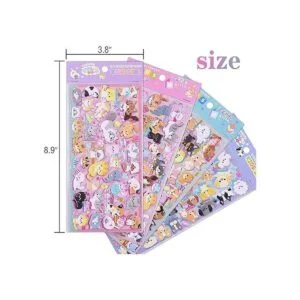 Calcomanías para gatos y perros 4 hojas diferentes para_3