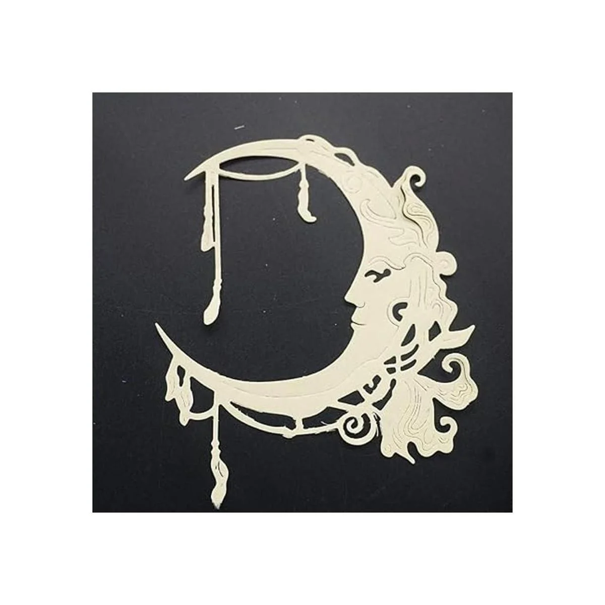 Troqueles de metal decoración de la luna en relieve_5