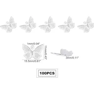 UNICRAFTALE Acerca de 100pcs Mariposa Patrón Charms_4