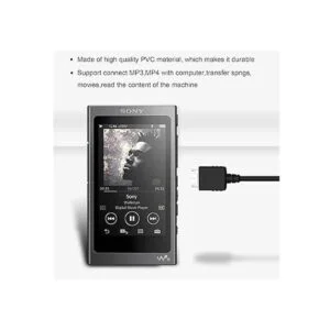 Cable cargador de reproductor MP3 compatible con Sony_5