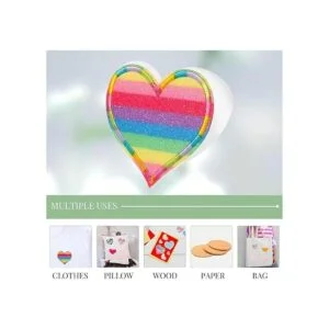 25 parches termoadhesivos de corazón de sirena arcoíris_6