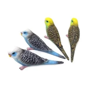 Honbay Figuras de pájaros artificiales en miniatura para_5