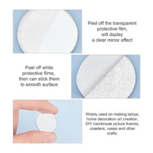 PH PandaHall 200 piezas de azulejos de espejo acrílicos de_3