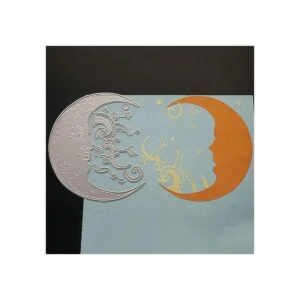 Troqueles de metal decoración de la luna en relieve_4