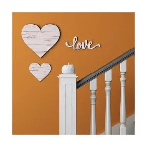 Chitidr 3 letreros de madera en forma de corazón letrero_6