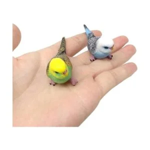 Honbay Figuras de pájaros artificiales en miniatura para_4