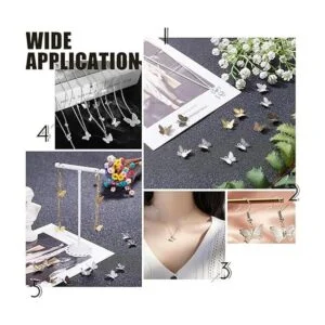 UNICRAFTALE Acerca de 100pcs Mariposa Patrón Charms_6