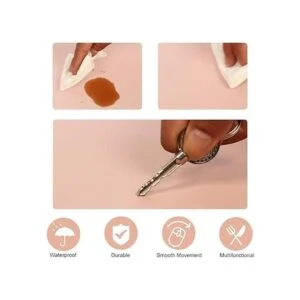 SUJAYU Almohadilla de escritorio de piel sintética de_5