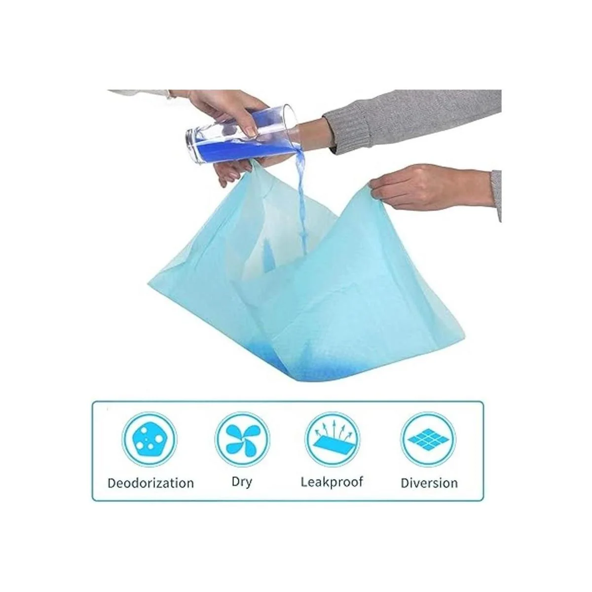 CAILOS Almohadillas para orina de conejo pañales_4