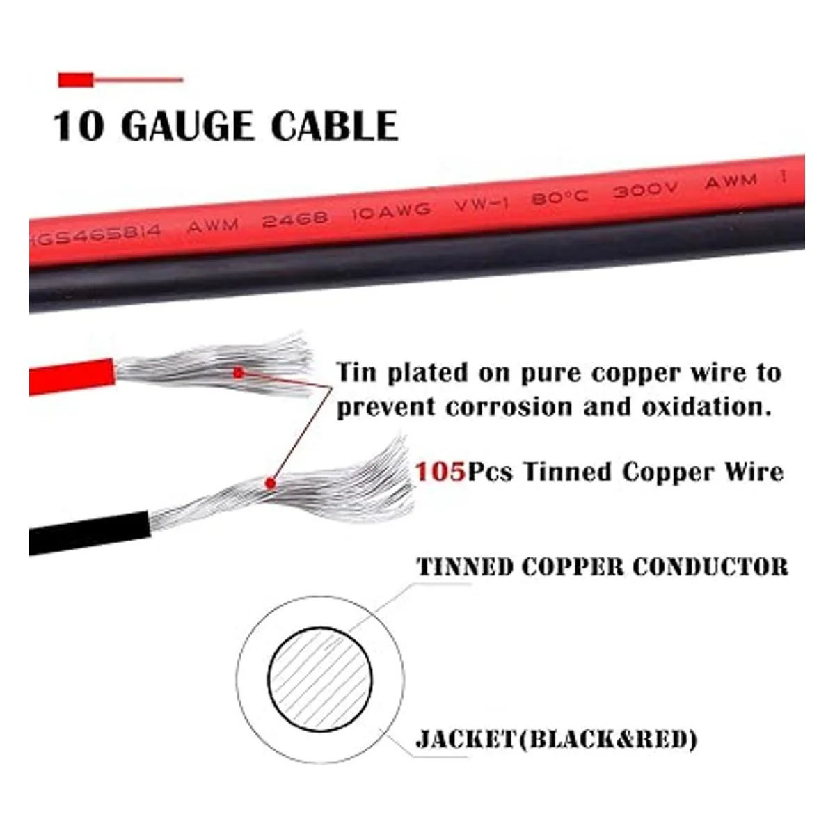 iGreely Cable de extensión de conector solar a SAE de 10_2