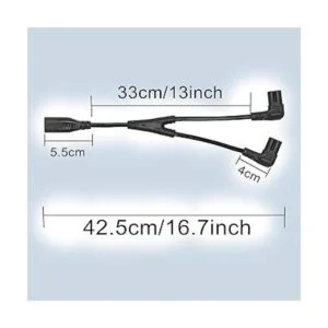 GINTOOYUN IEC 320 C8 a Dual C7 Y Splitter Cable de_6