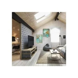 TISOSO Enjoy The Little Things Vintage Metal Sign Poppies_5