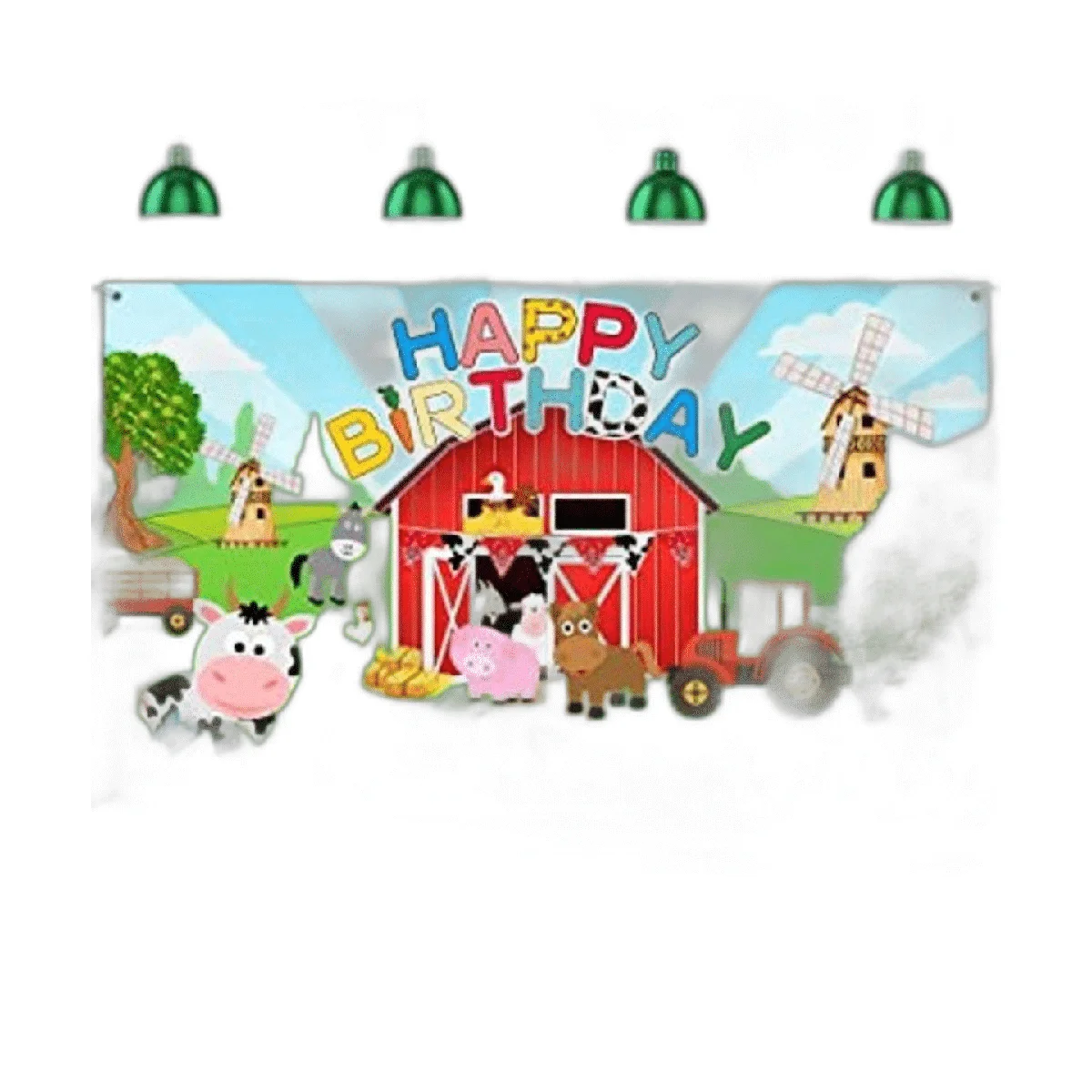 Tatuo Suministros de fiesta de cumpleaños de granja fondo_1