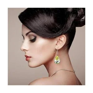 Junkin 12 colgantes de árbol de flores secas de colores_5