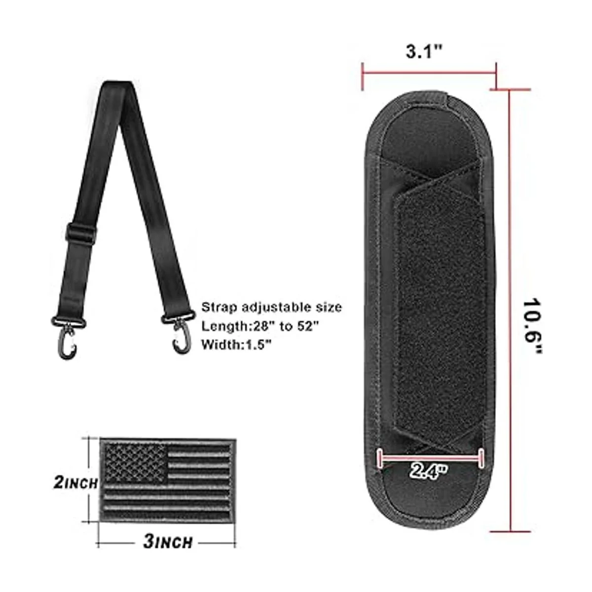 AMYIPO Bolsa de viaje para equipaje de 52 pulgadas correa_2