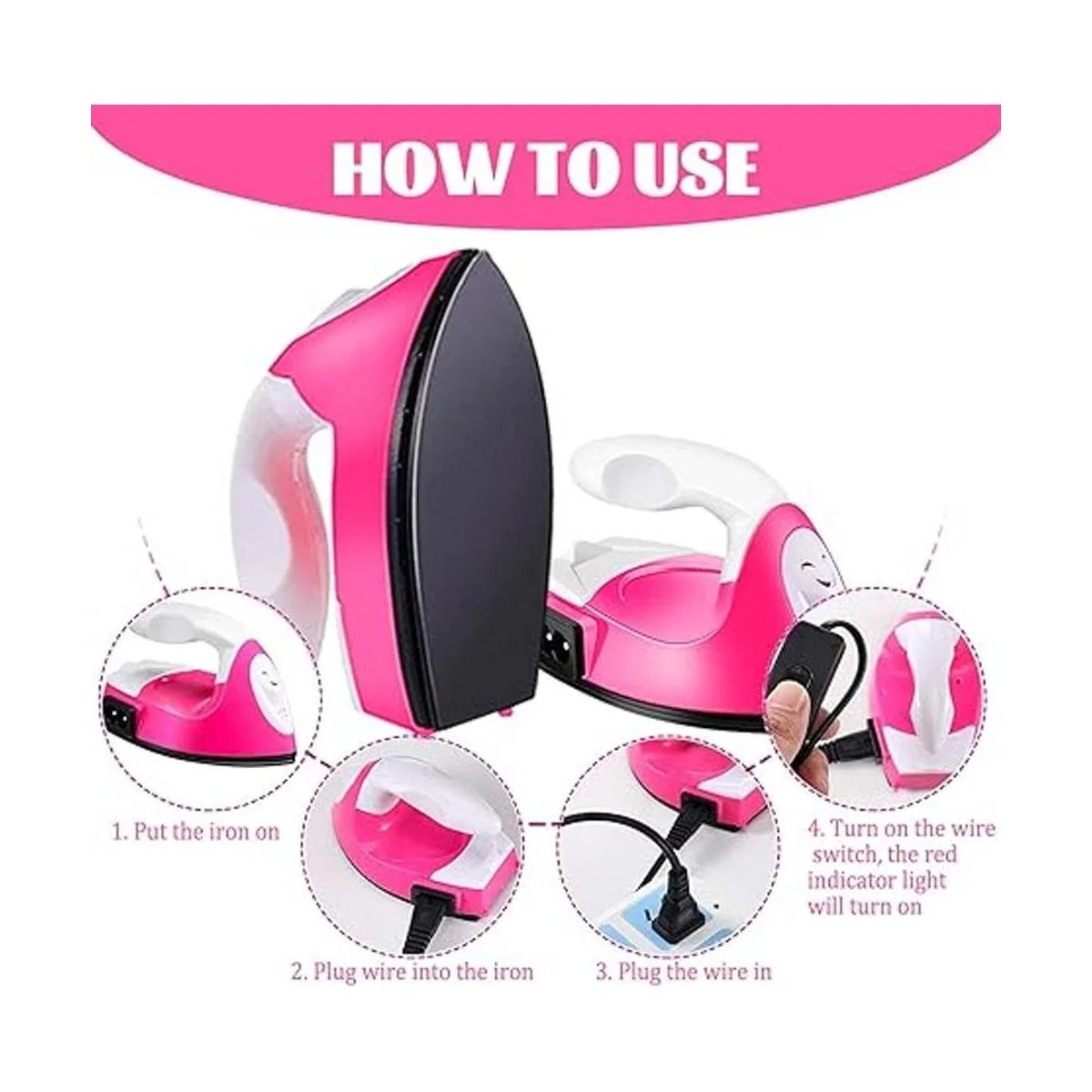 ACHENYUANYUAN Mini prensa de calor pequeña máquina de_7