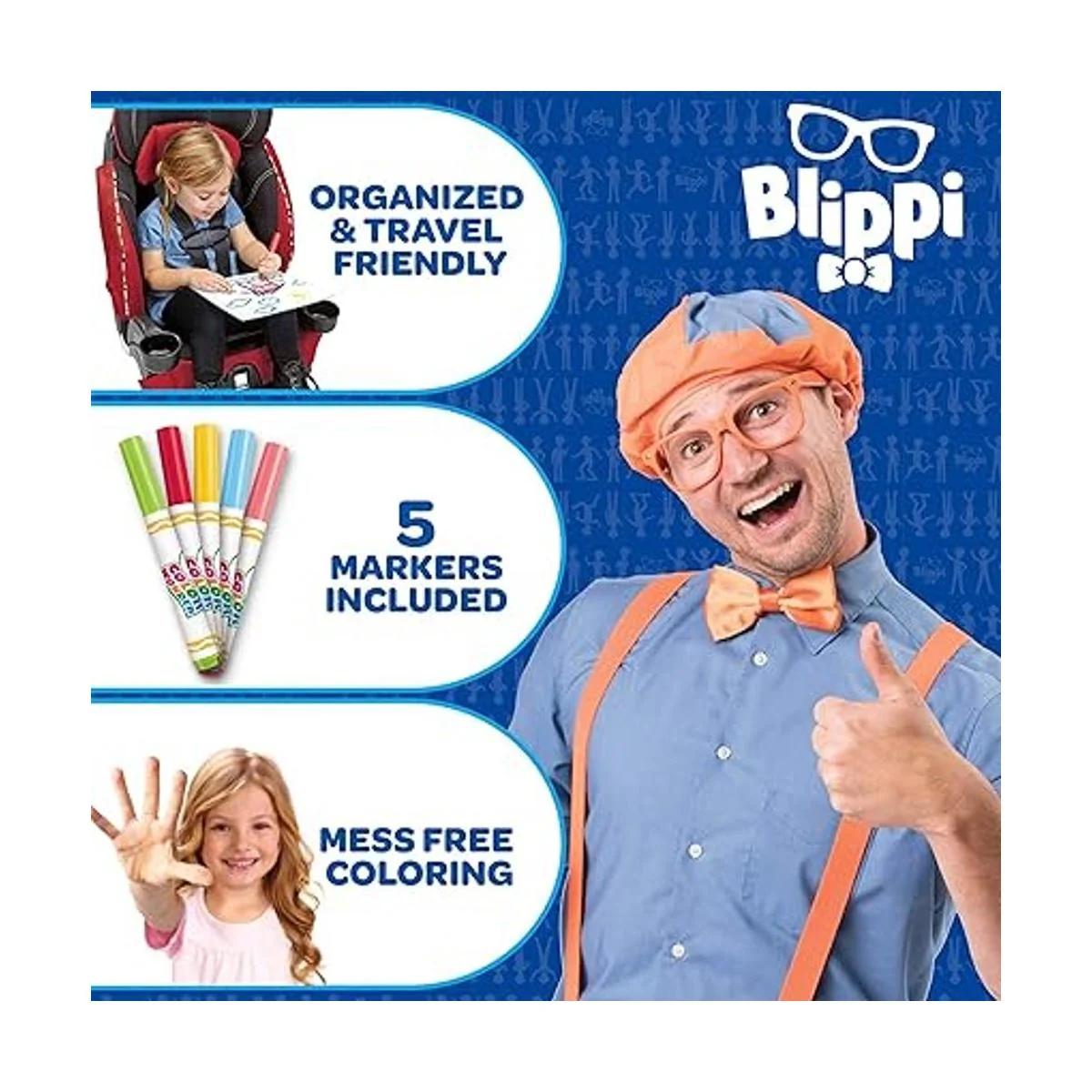 Crayola Blippi Color Wonder Páginas para colorear y_7