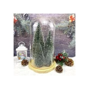 rbol de Navidad en miniatura de escritorio con base de_3