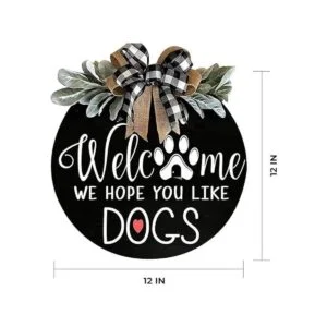 Percha para puerta de corona de bienvenida de 12 pulgadas_2