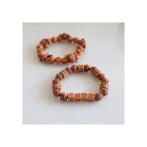 Cuentas de letras 800 piezas de madera de imitación de_3