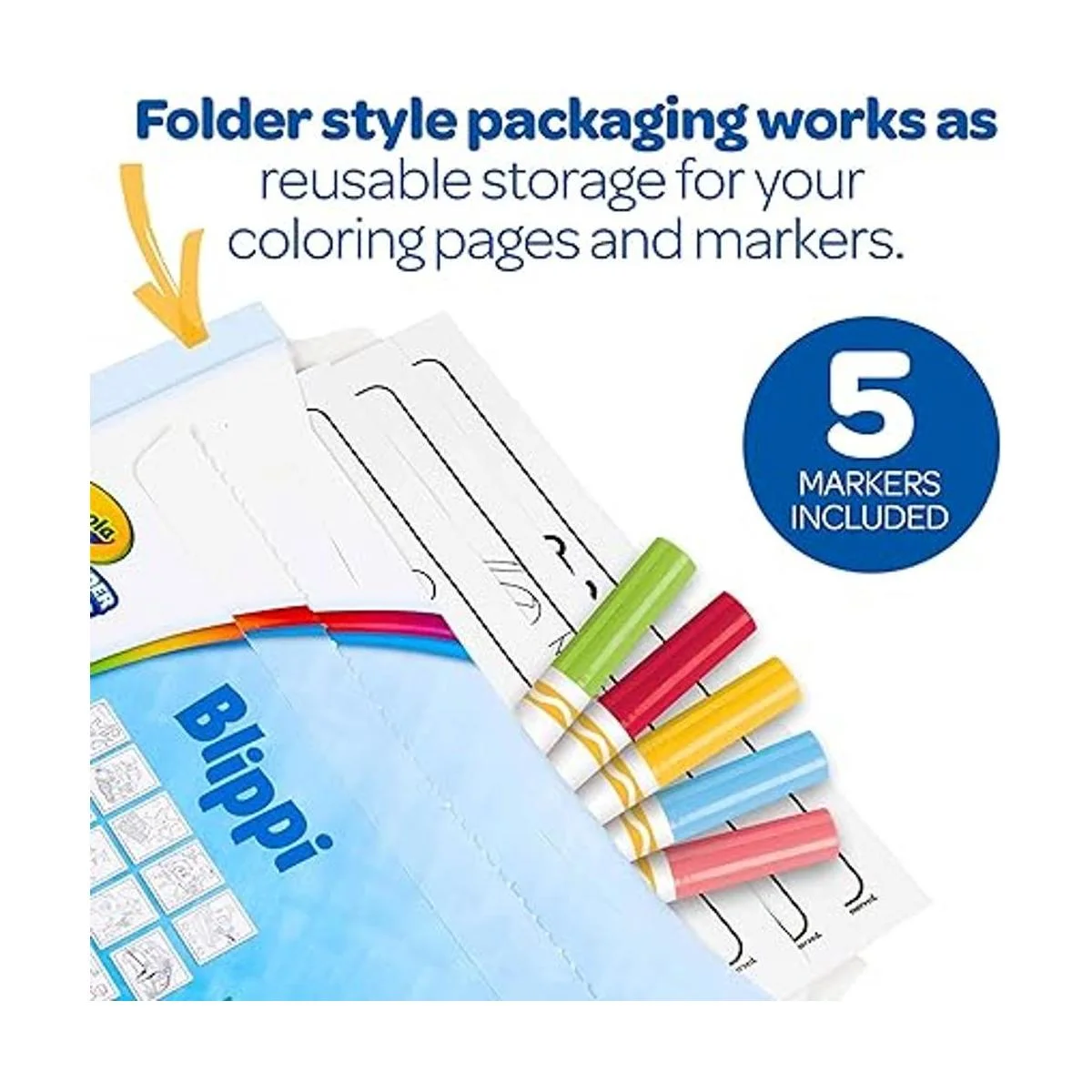 Crayola Blippi Color Wonder Páginas para colorear y_3