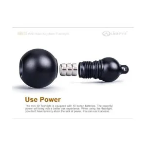 LIGHTFE Linterna Mini reflejo portátil llavero ornamento_4
