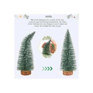 rbol de Navidad en miniatura de escritorio con base de_6